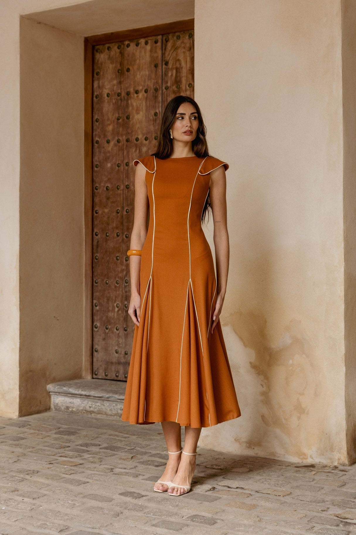 Vestidos Naranjas de Invitada para Bodas