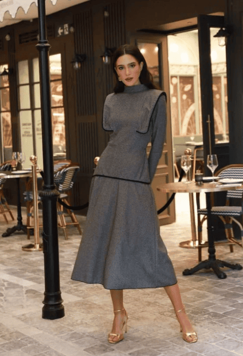 vestido invitada boda invierno