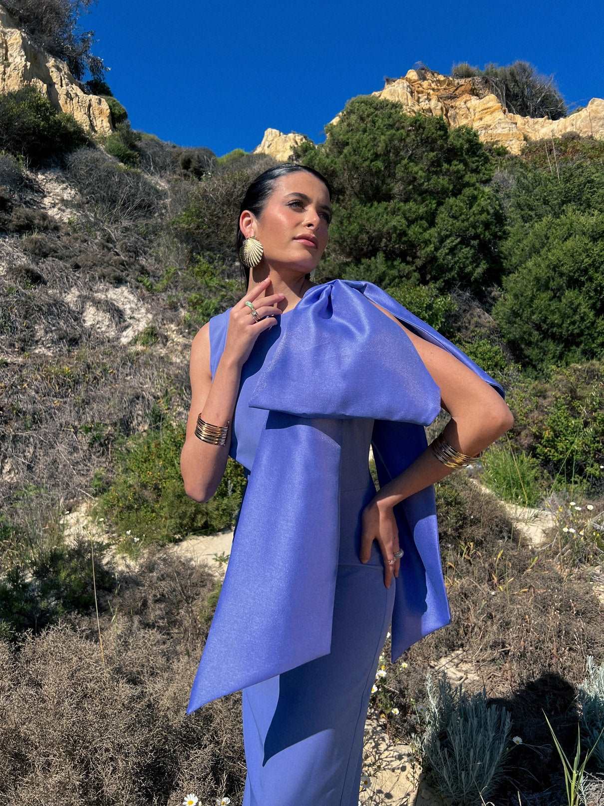 Vestido Invitada Boda | Lazo | Rojo, Amarillo, Lila | Sorrento