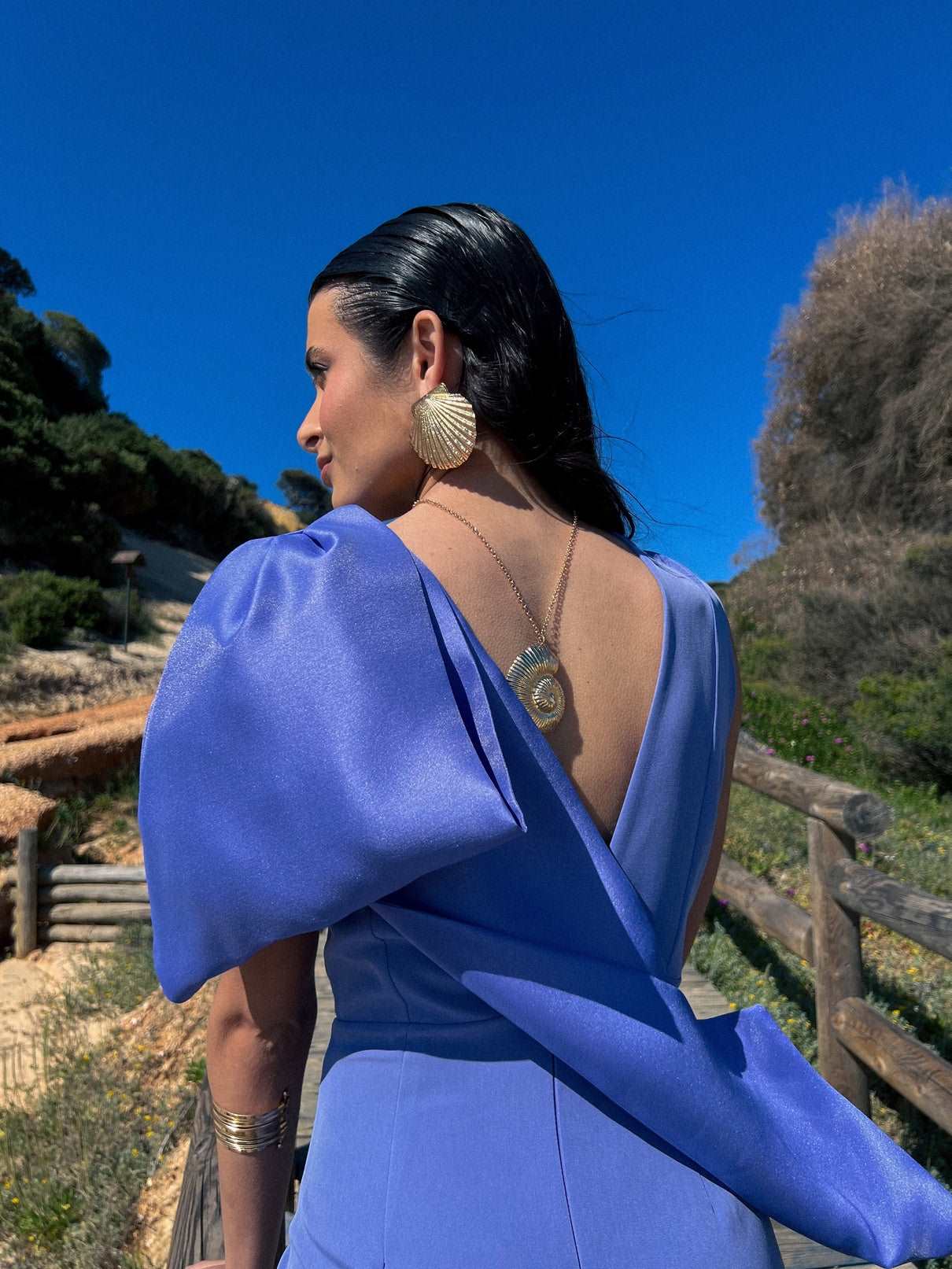 Vestido Invitada Boda | Lazo | Rojo, Amarillo, Lila | Sorrento