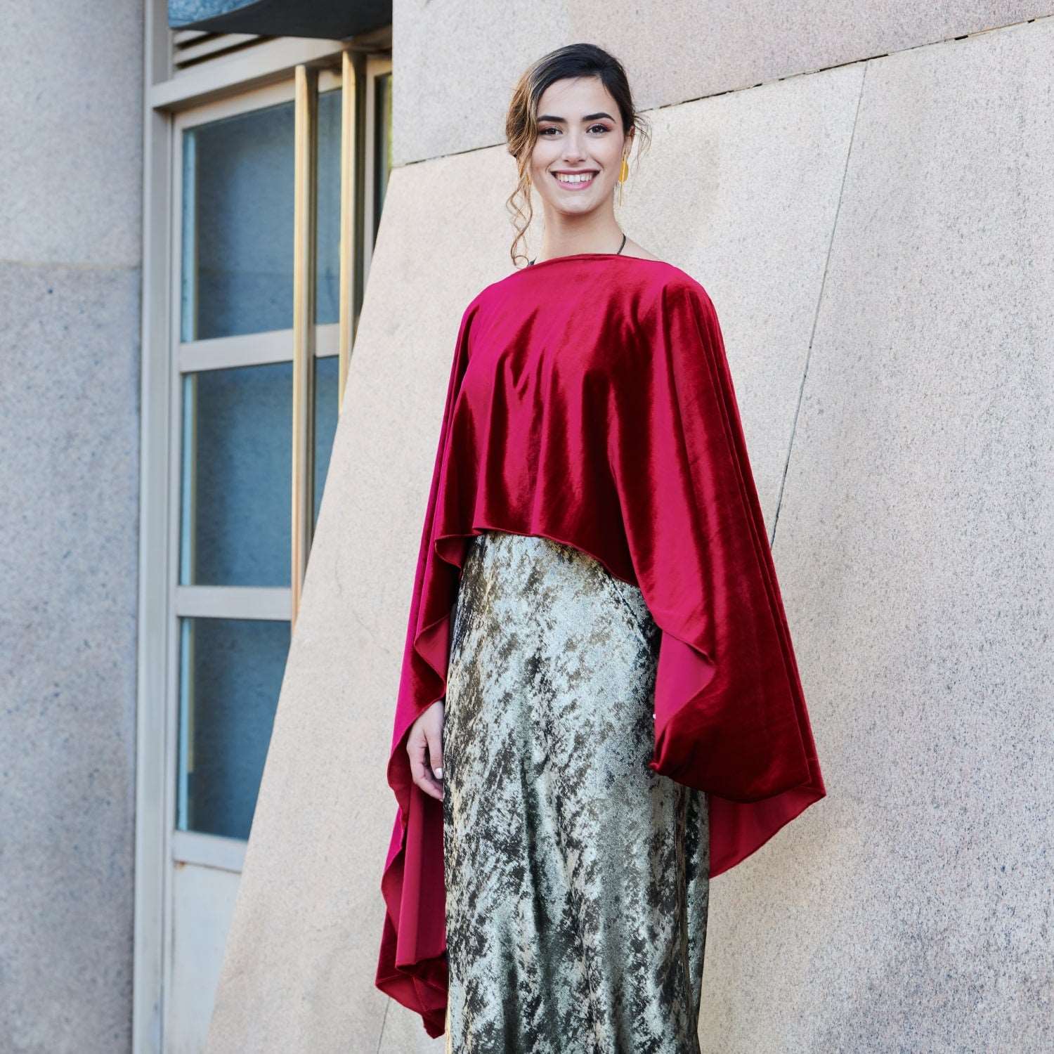 Capa Terciopelo Corta Multiposición