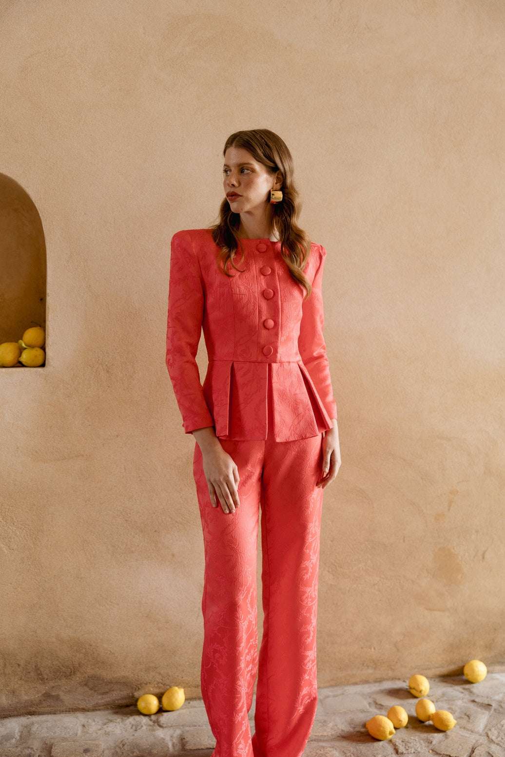 Conjunto Invitada Boda | Brocado | Varios Colores | Manon