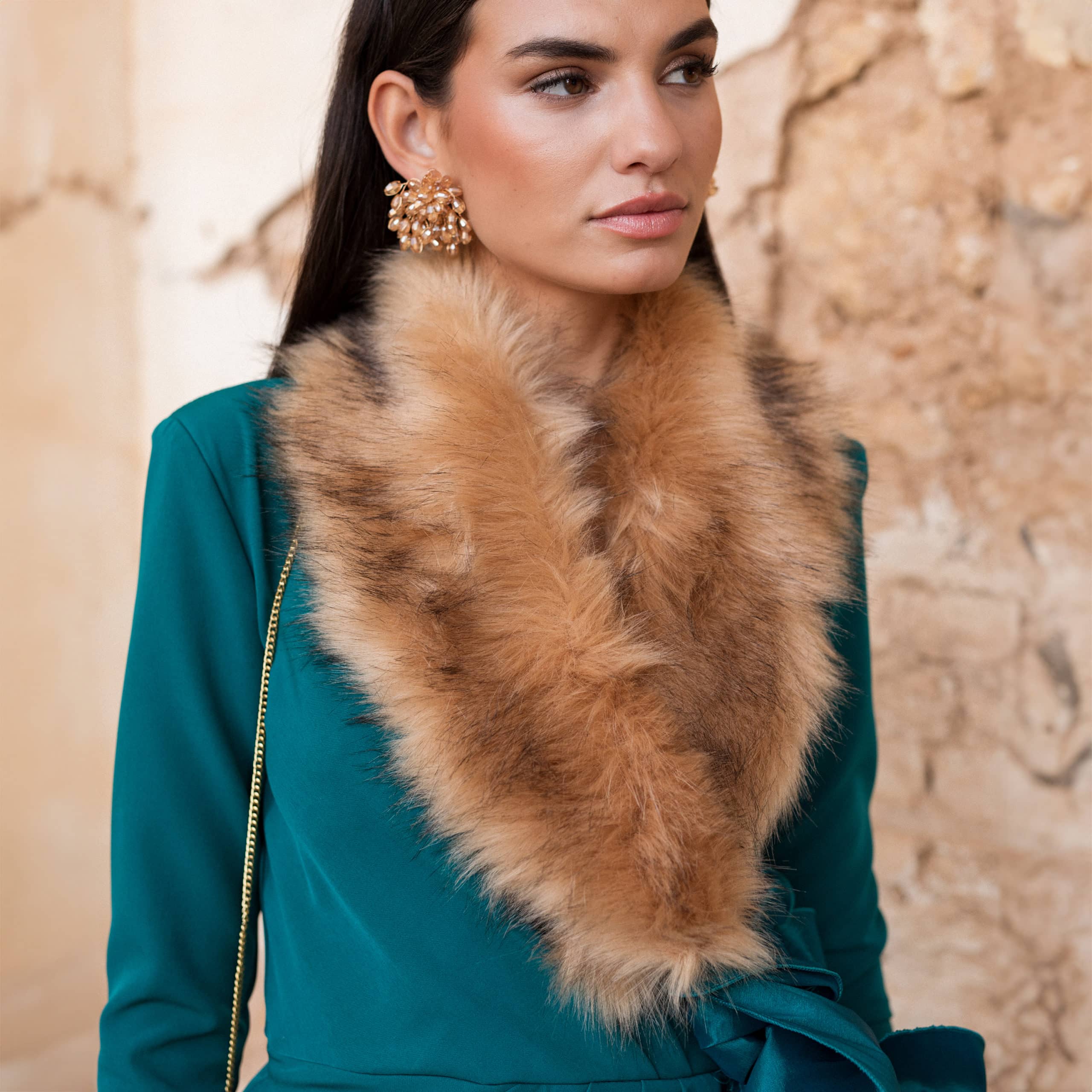 Col en fausse fourrure | Différentes couleurs