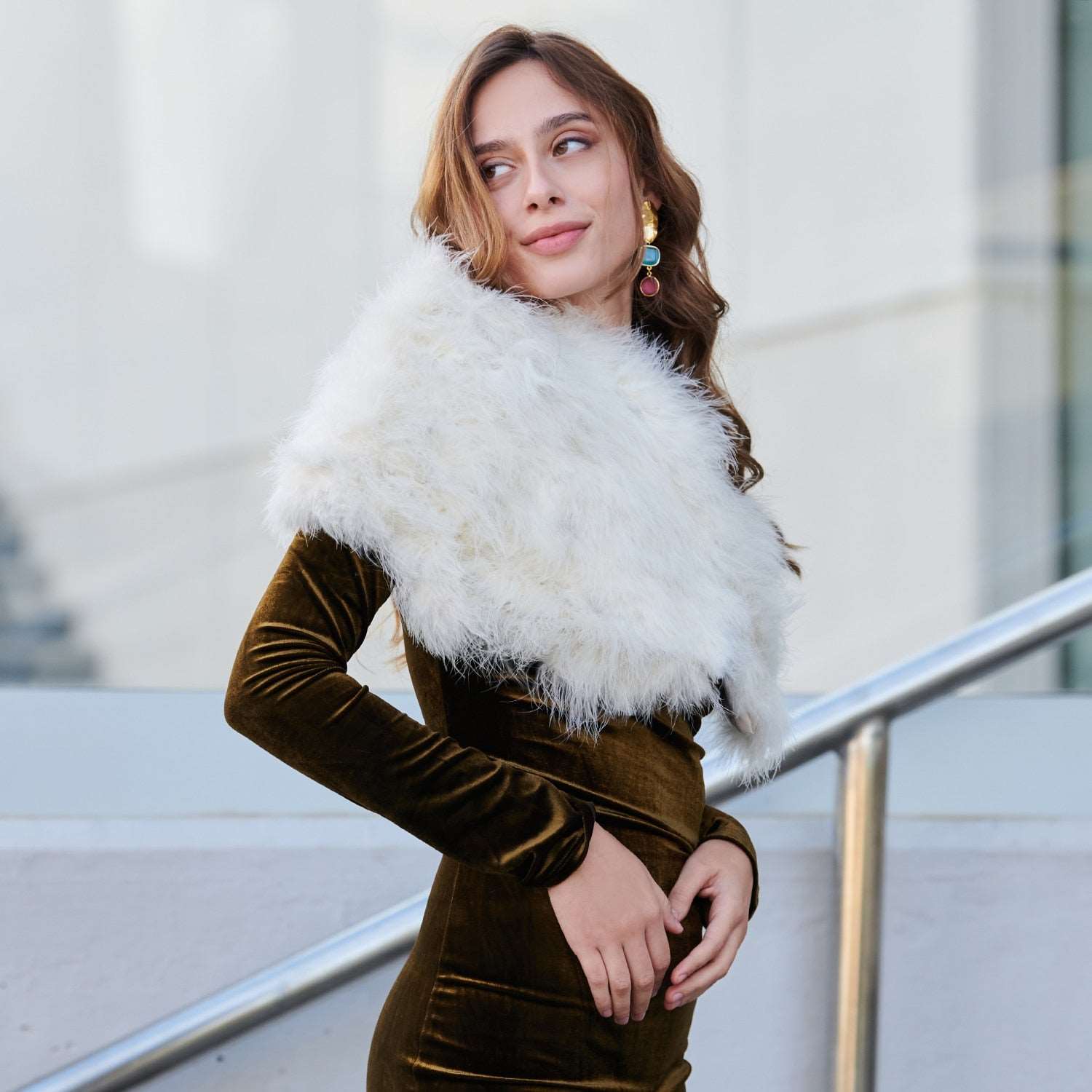 Estola Marabú Varios Colores