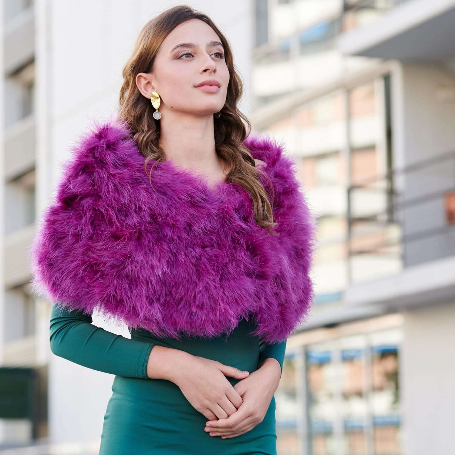 Estola Marabú Varios Colores