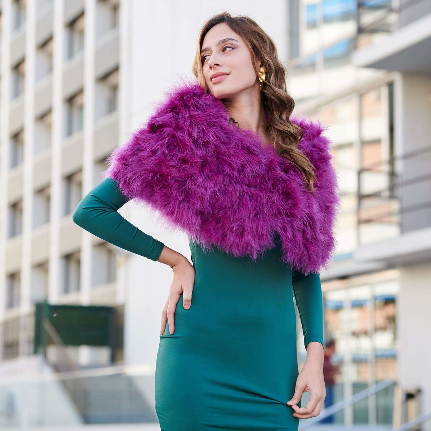 Estola Marabú Varios Colores