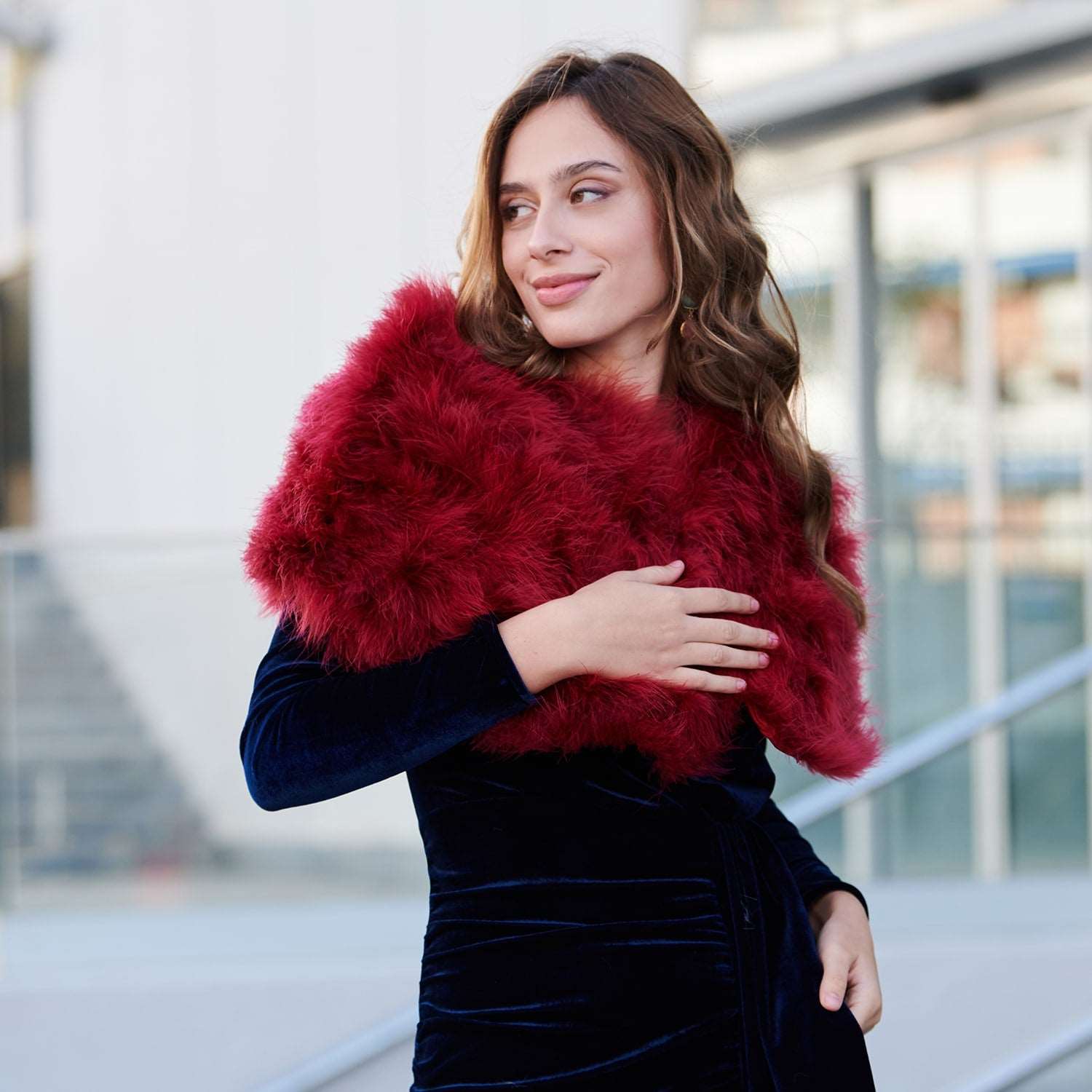 Estola Marabú Varios Colores