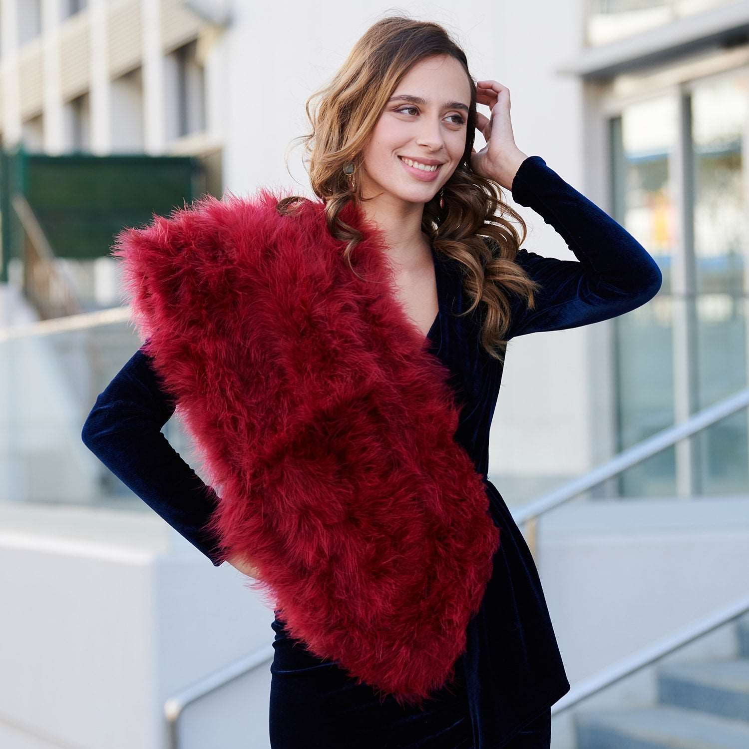 Estola Marabú Varios Colores