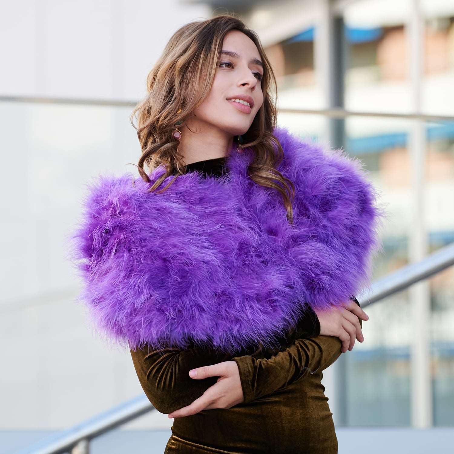 Estola Marabú Varios Colores