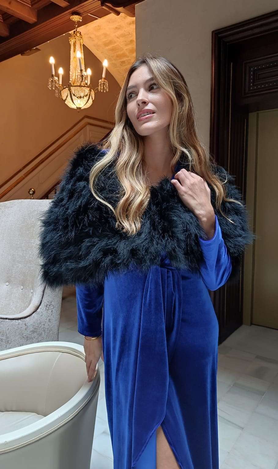 Estola Marabú Varios Colores