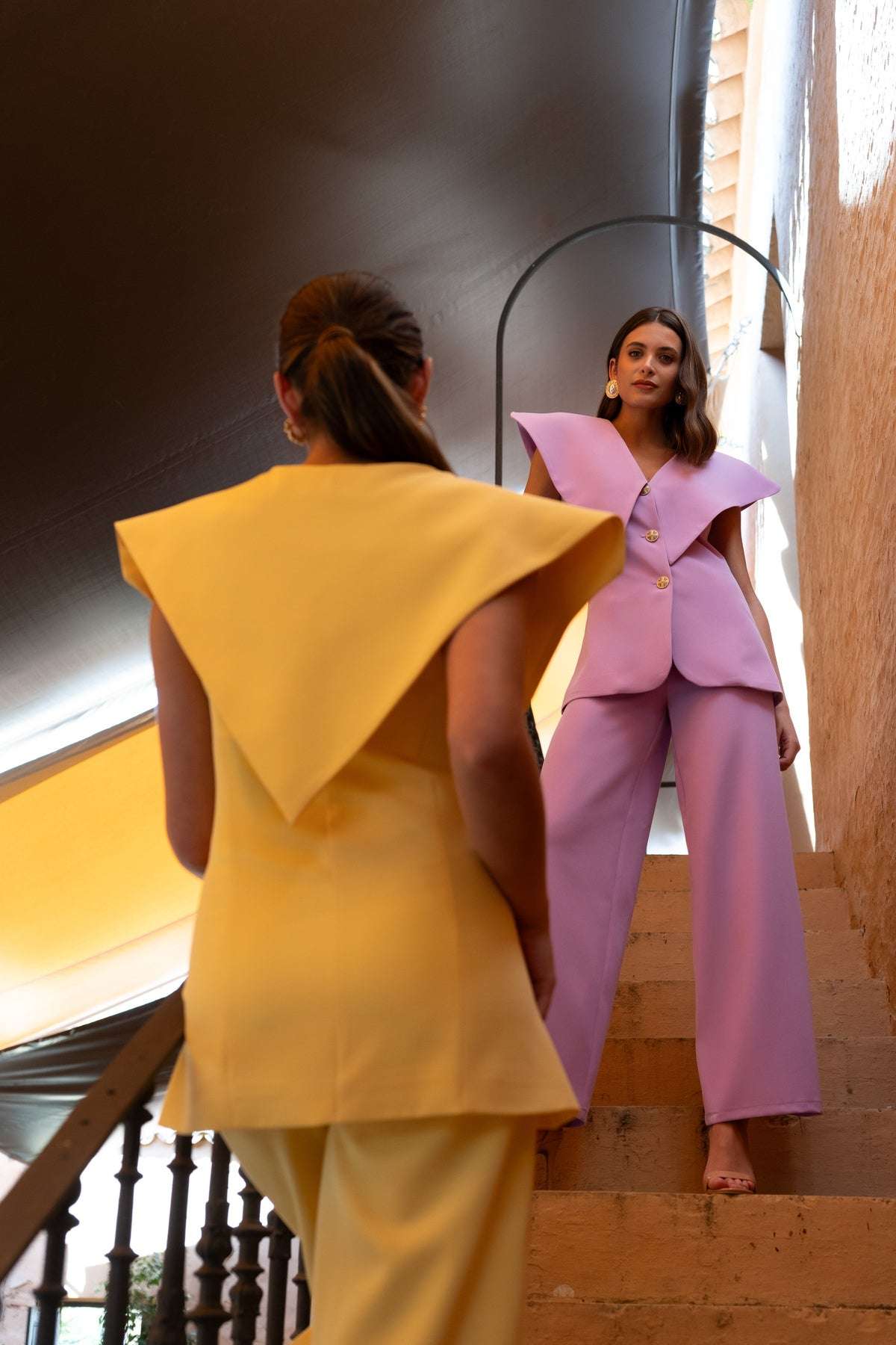 Traje Invitada Eventos | Chaqueta y pantalón | Varios Colores | Venetto