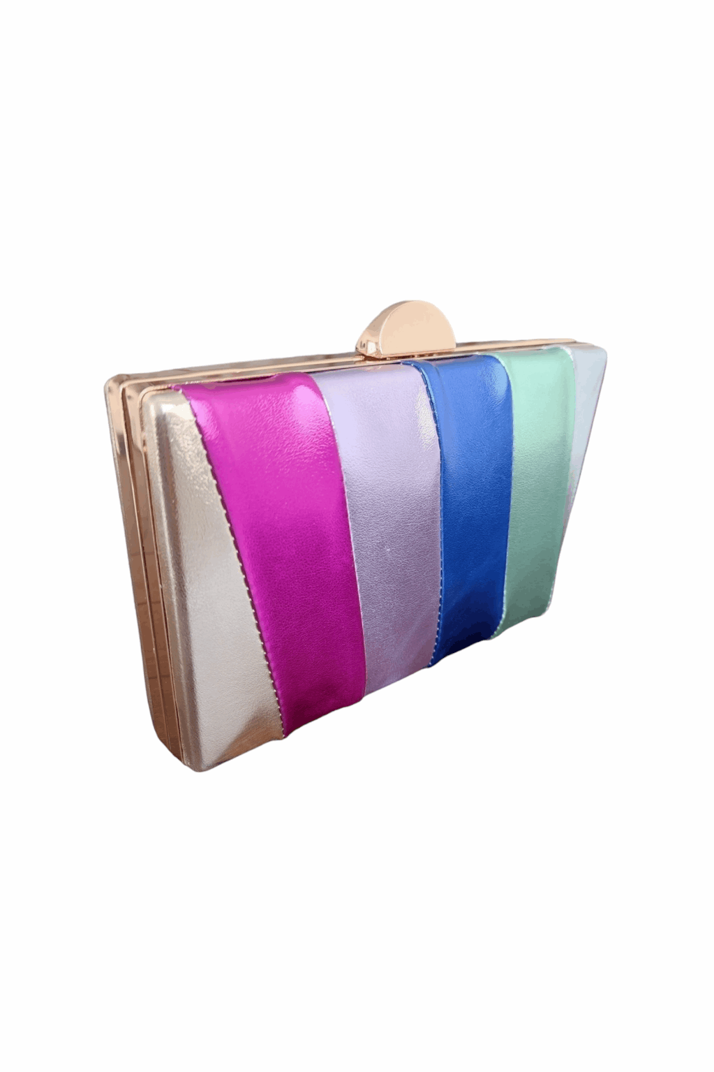 Bolso Clutch Bandas Multicolor - Delacroix | Vestidos de Invitada para Bodas, Fiesta y Eventos