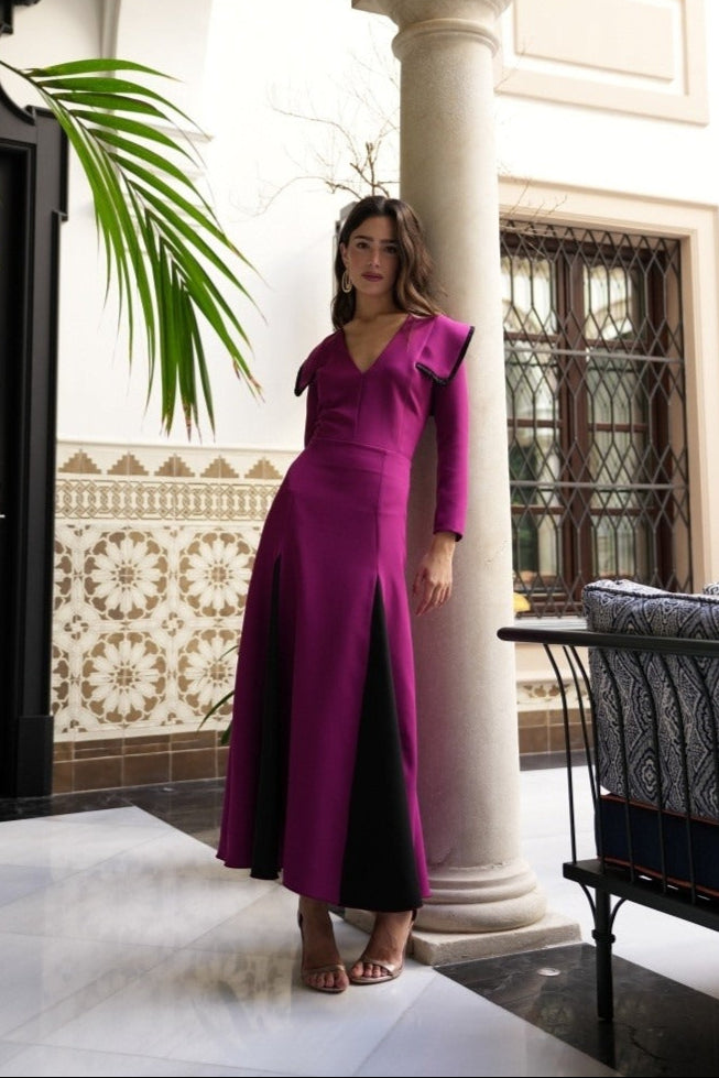 Conjunto Invitada Boda | Top y Falda | Flecos | Amour