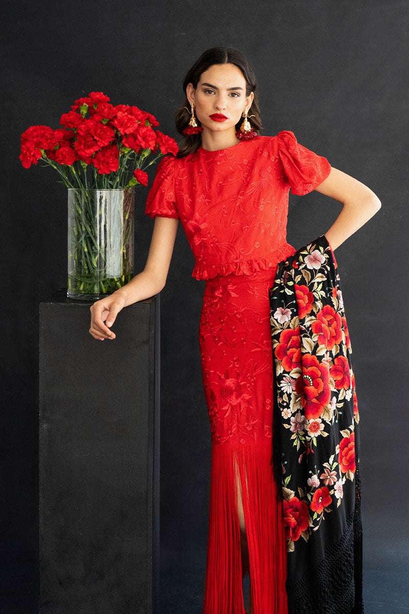 Vestido Lentejuelas Flecos Sfera Vestido Sfera Lentejuelas