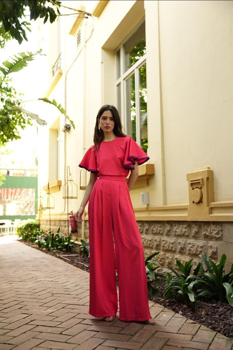 Invitadas Conjunto Pantalon Y Blusa Para Boda Invitada Boda