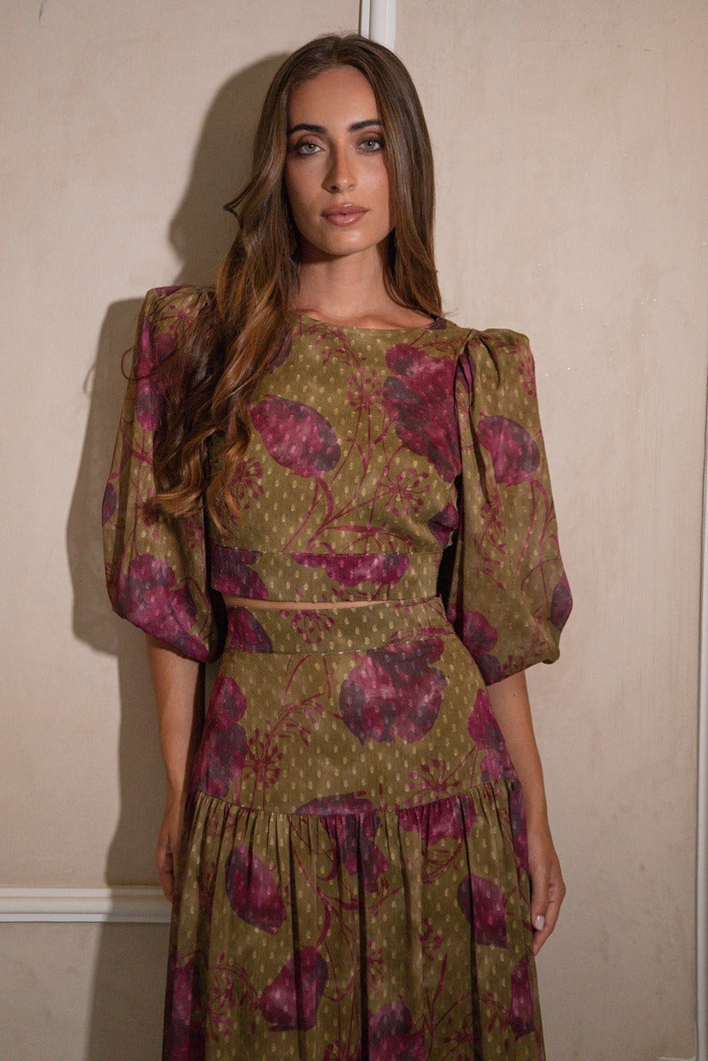 Conjunto Amour | Falda y Top | Estampado Floral