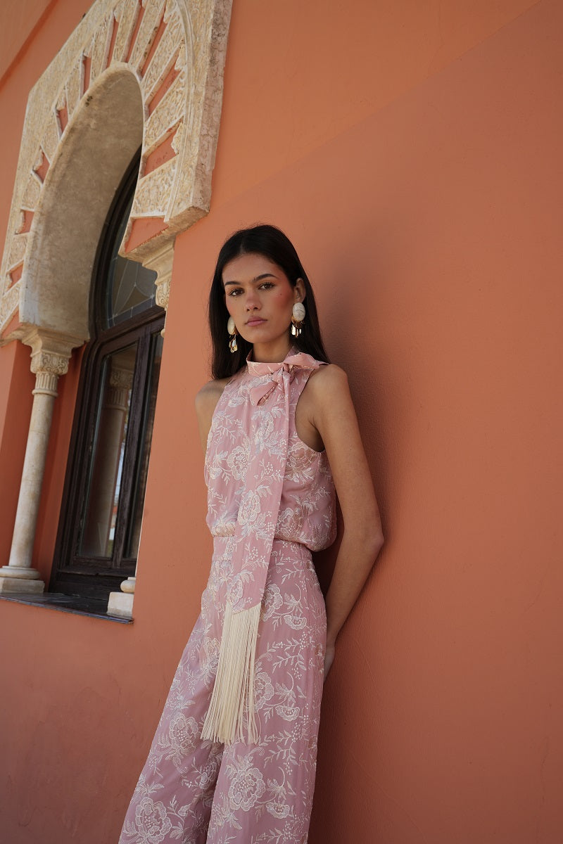 Conjunto Longchamp | Invitadas | Graduación | Estampado Floral