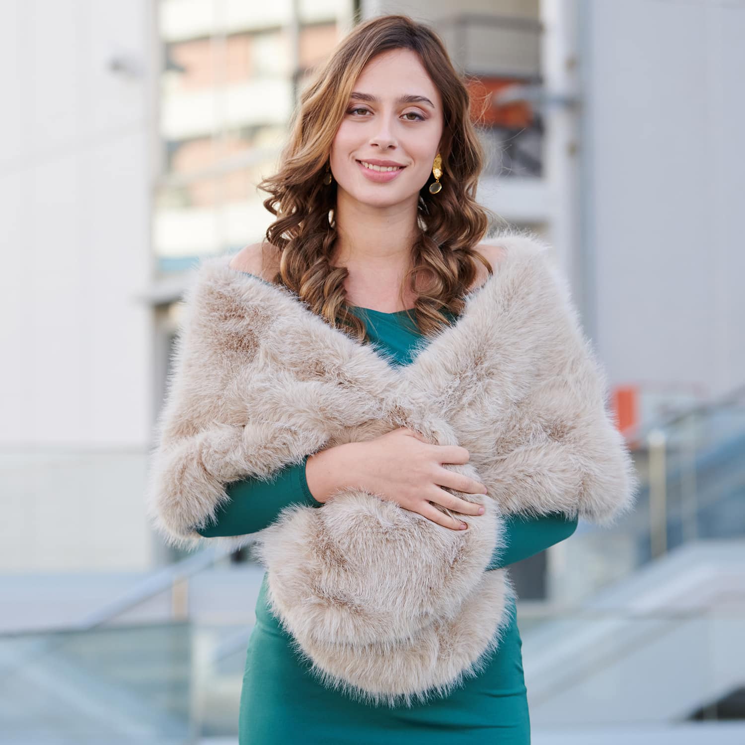 Estola Beige Tostado