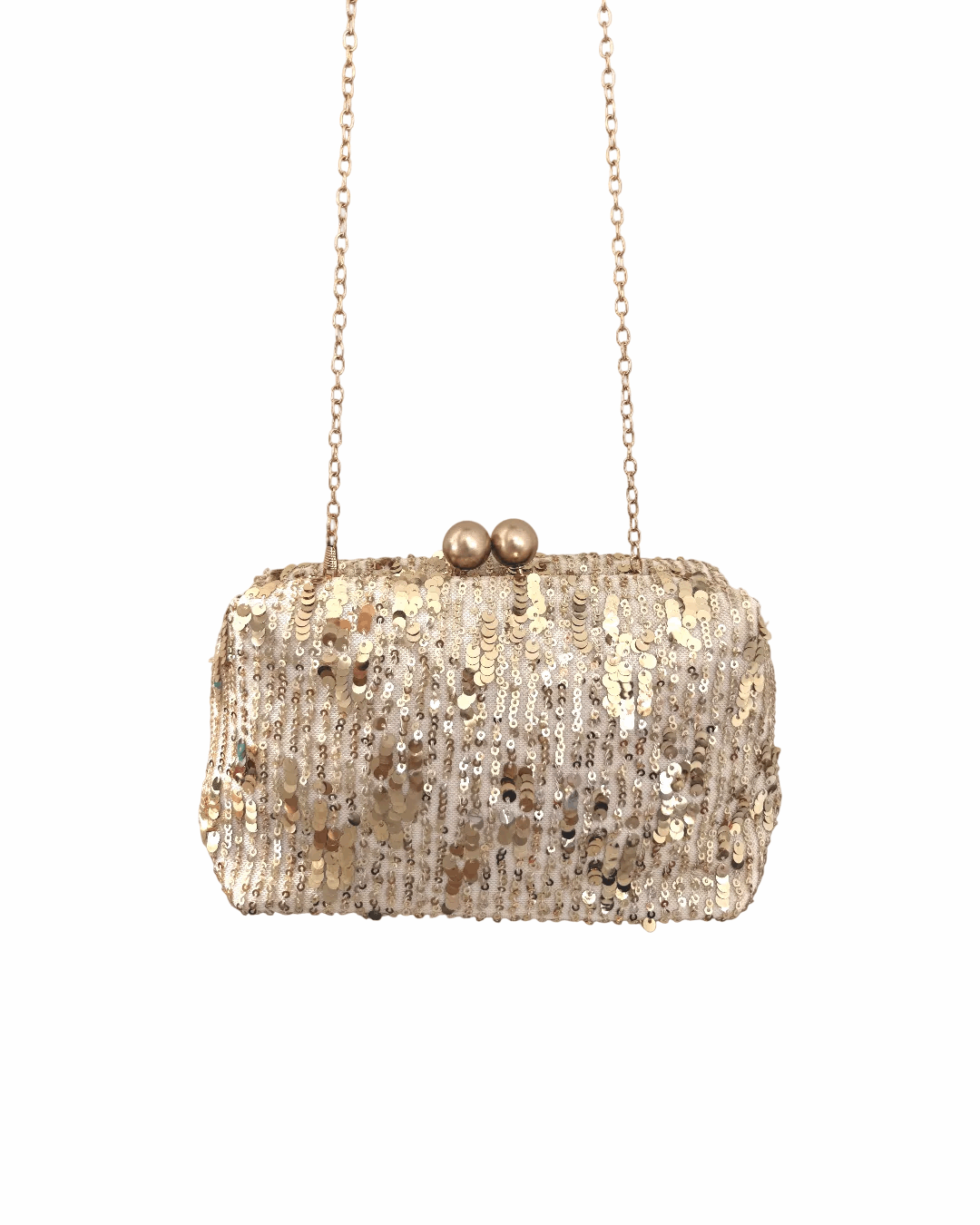 Bolso de Fiesta Clutch |Dorado | Lentejuelas | Giverny