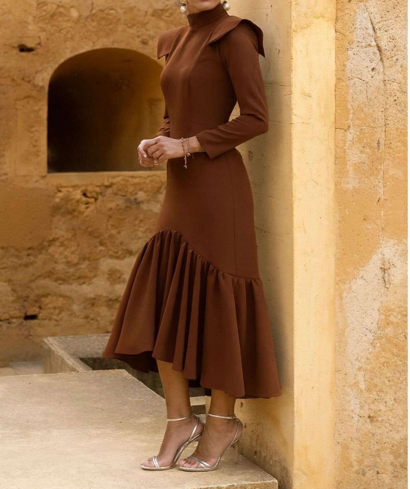 Vestido Rocroi | Marrón | Última Ud Talla L