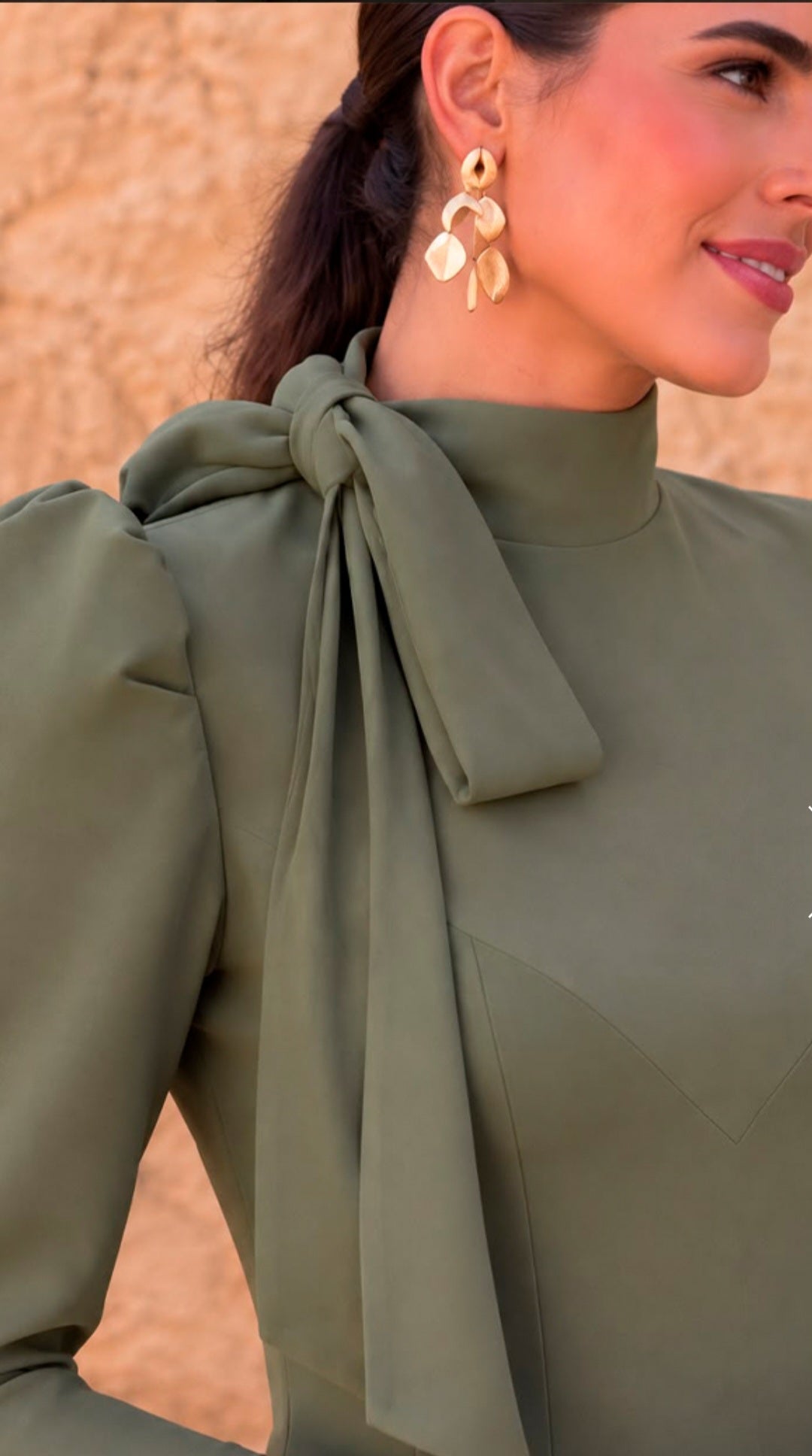 Vestido Cerdeña | Lazo| Verde