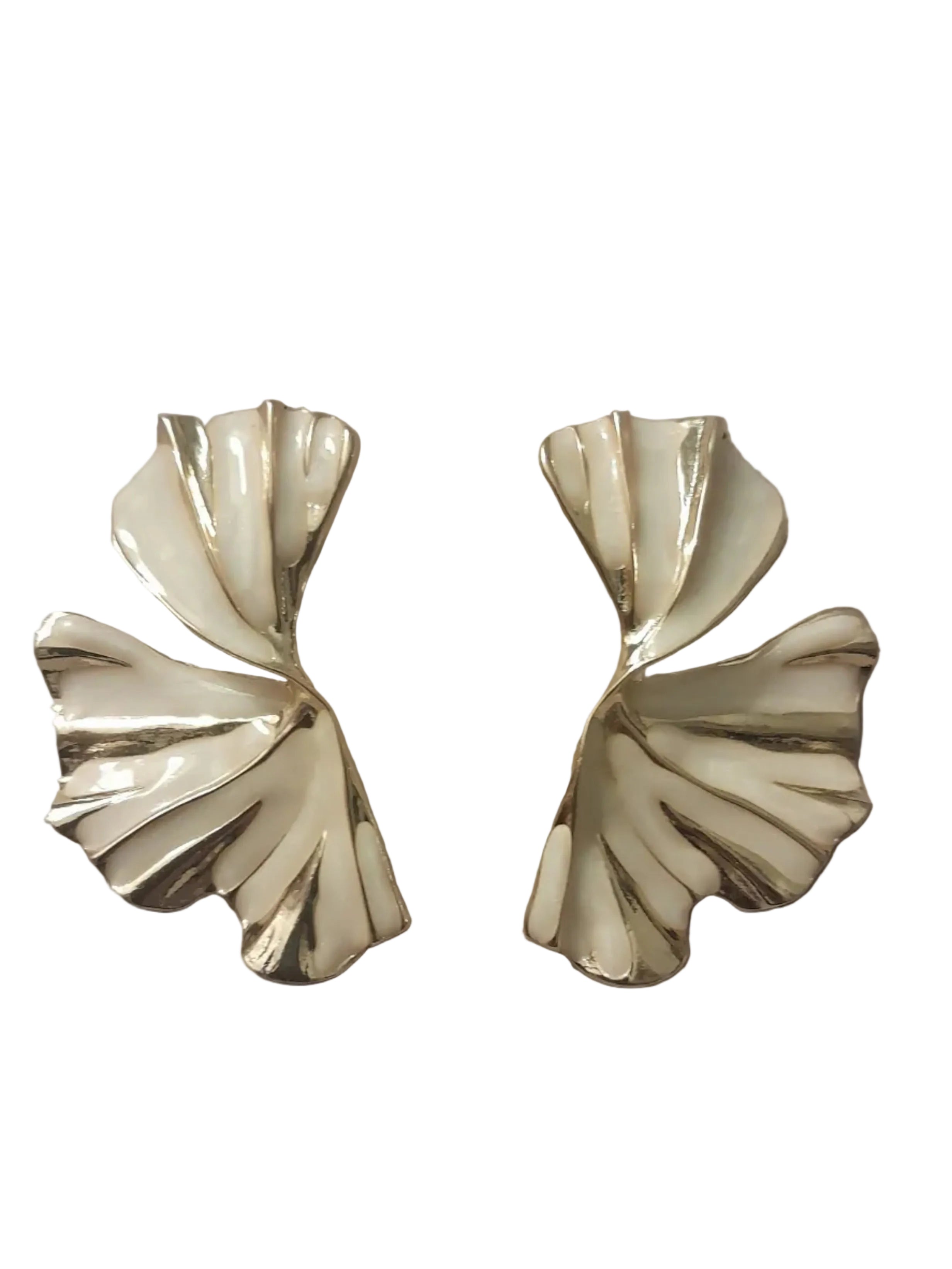 Pendientes | Ginkgo | Blancos
