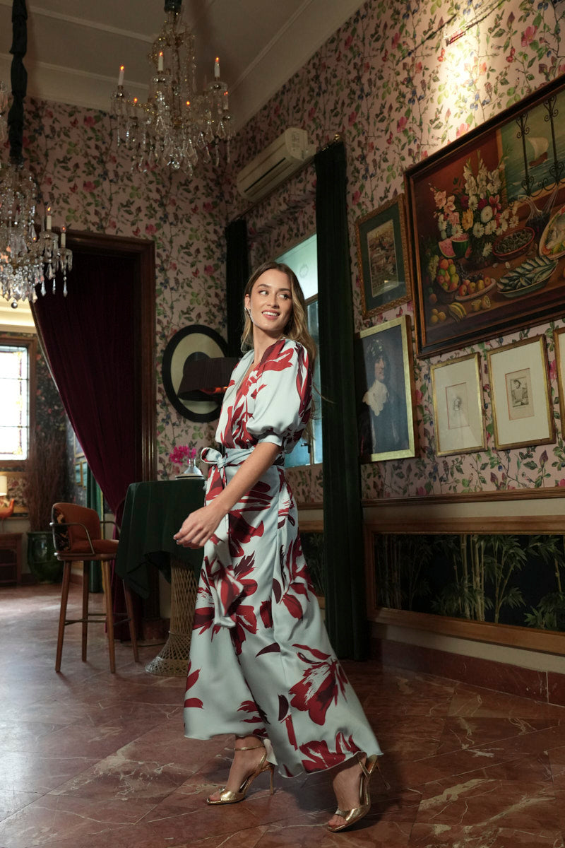 Vestido Graduación | Invitada | Estampado | Liguria