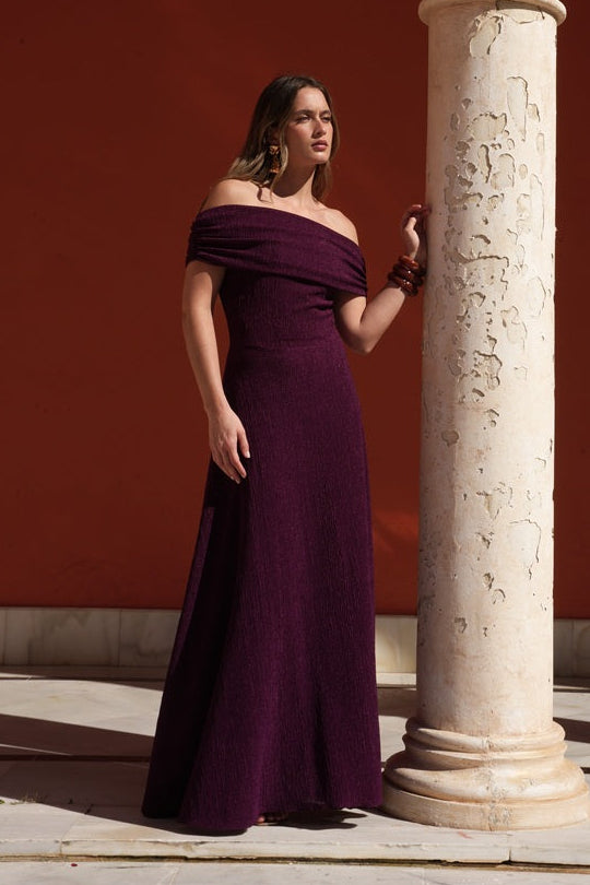 Vestido Saint Claire | Invitada | Graduación | Burdeos