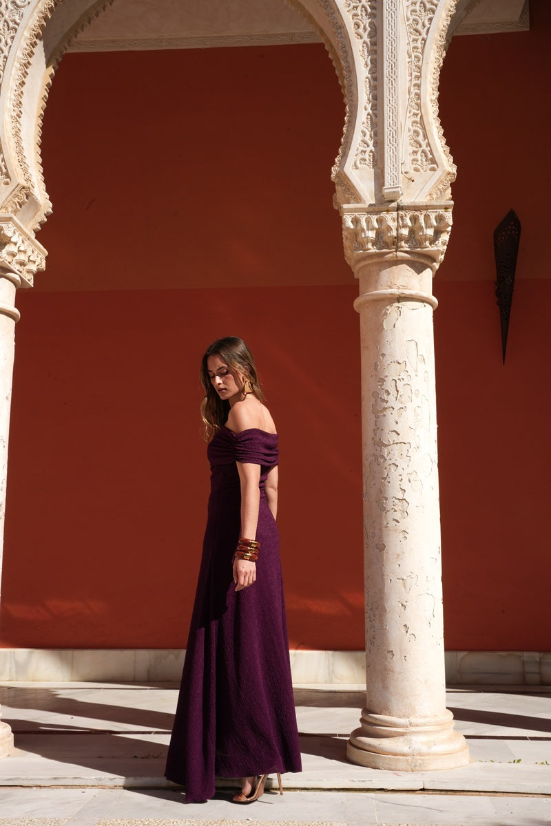 Vestido Saint Claire | Invitada | Graduación | Burdeos