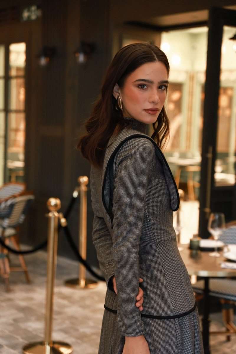 Vestido Invitada Eventos | Solapas | Negro | Therain