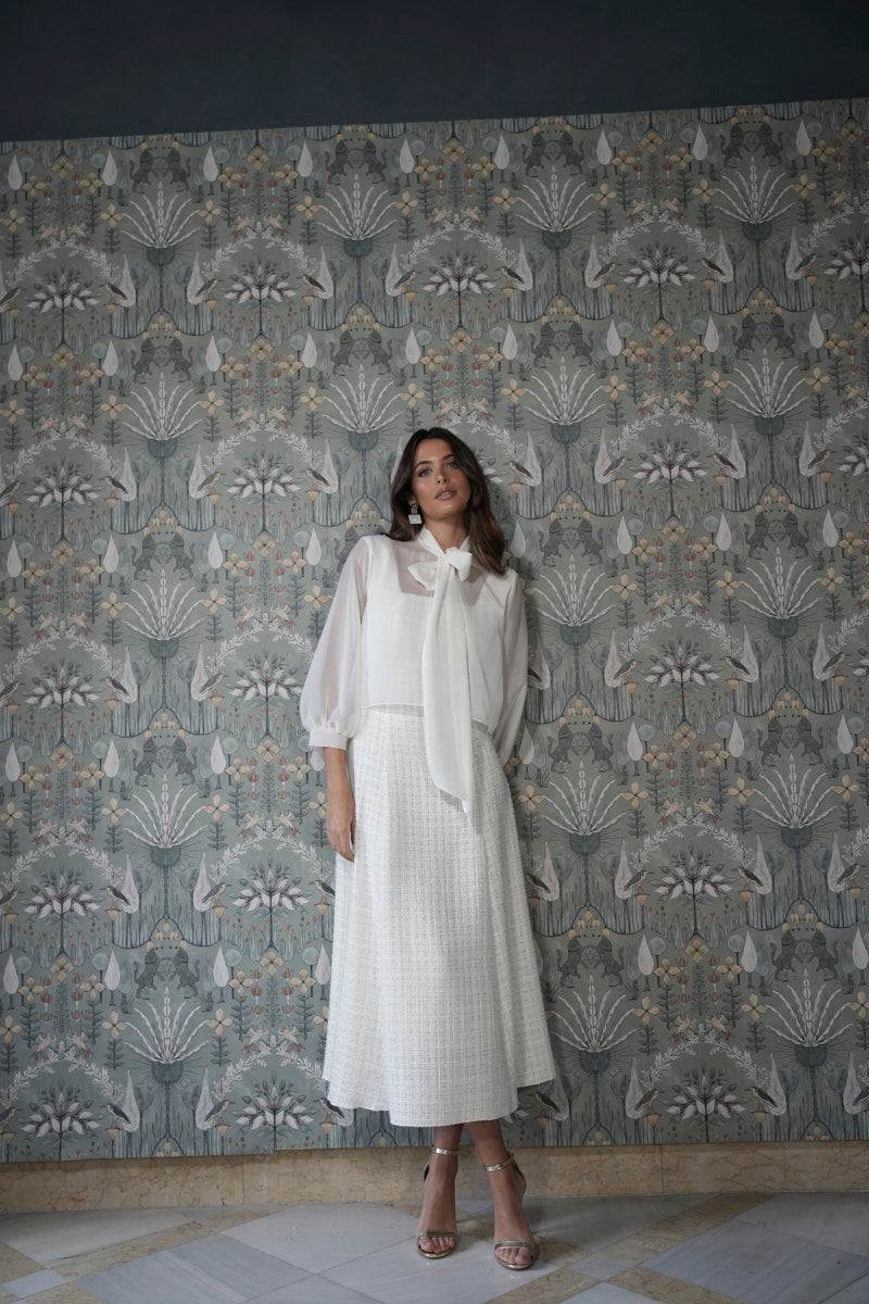 Vestido Madre Comunión | Chanel y Gasa | Crudo | Blois| Última talla M
