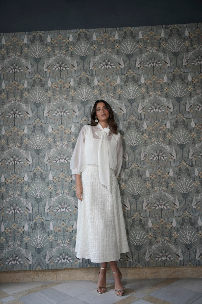 Vestido Madre Comunión | Chanel y Gasa | Crudo | Blois