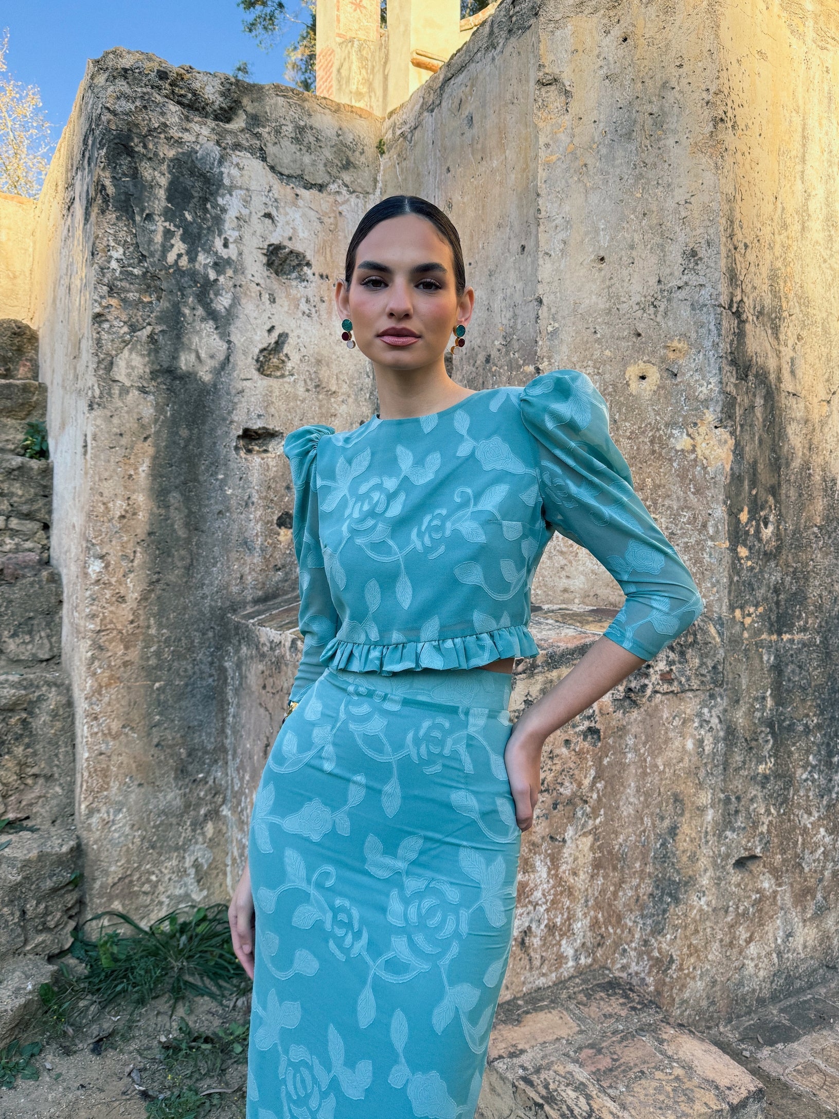 Comprar Vestidos Verdes de invitada para Bodas Delacroix