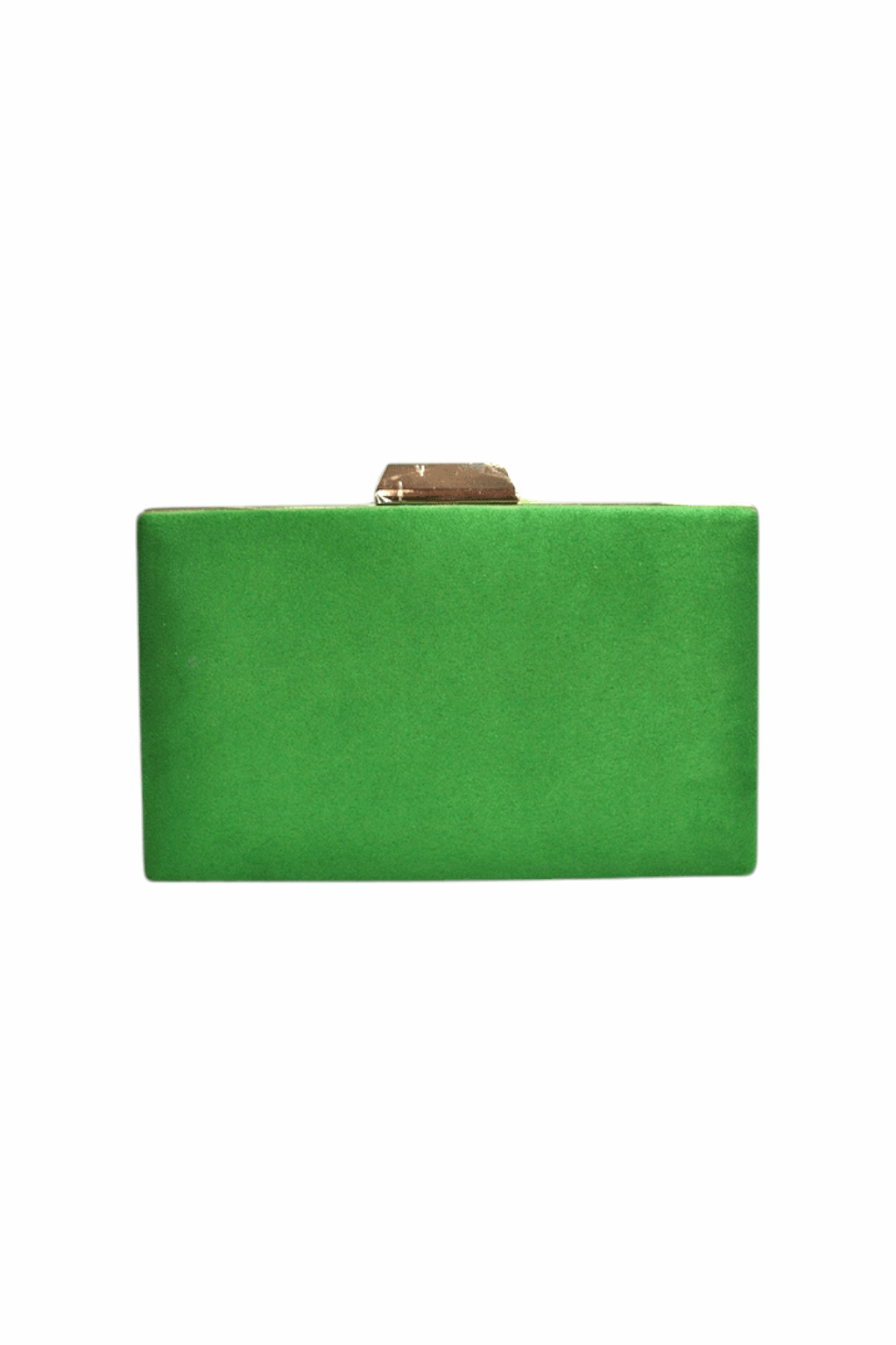 Bolso De Fiesta Clutch | Antelina | Rayas | Verdes