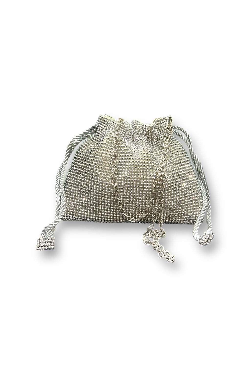 Bolso Bombonera Fiesta | Limosnera | Brillos Plata