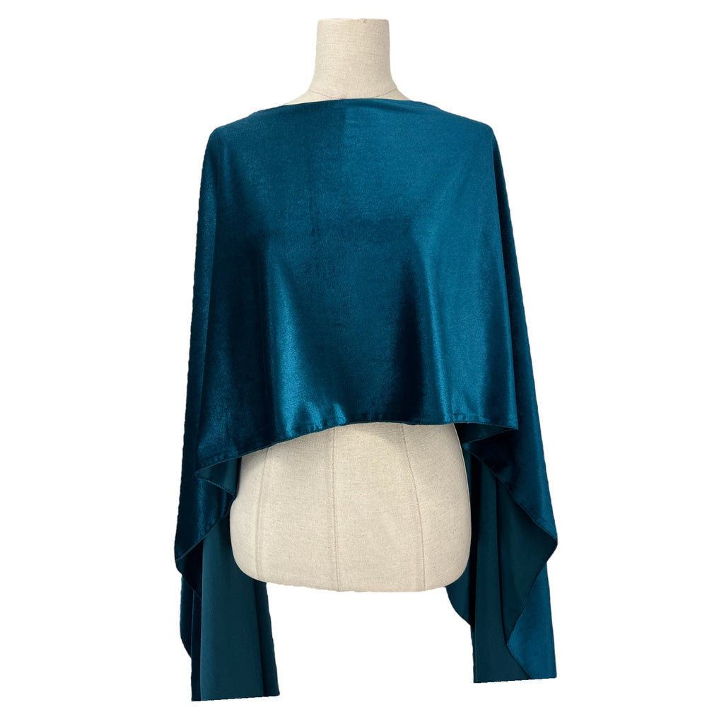 Multi-position Velvet Cape | Various Colours