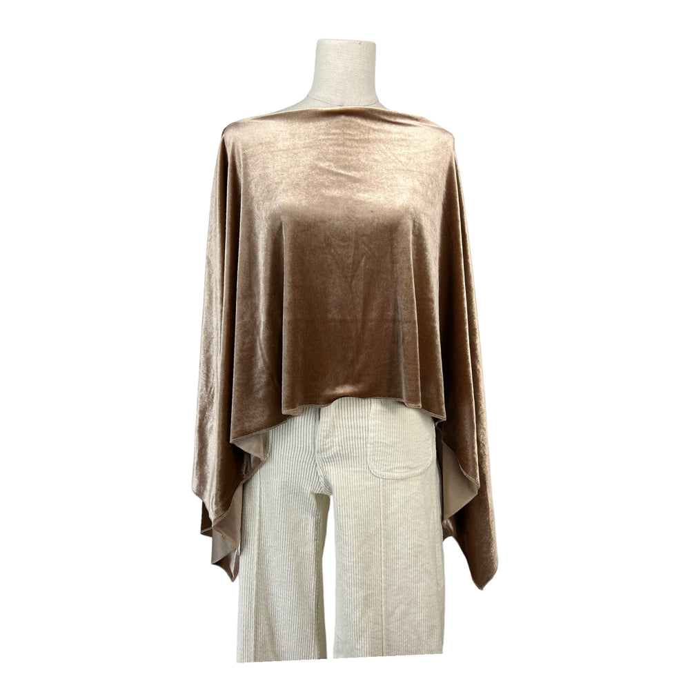 Multi-position Velvet Cape | Various Colours