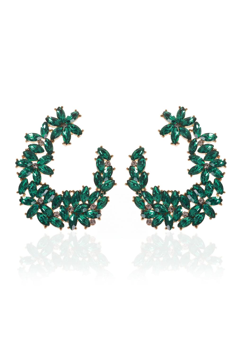 Loir Green Earrings