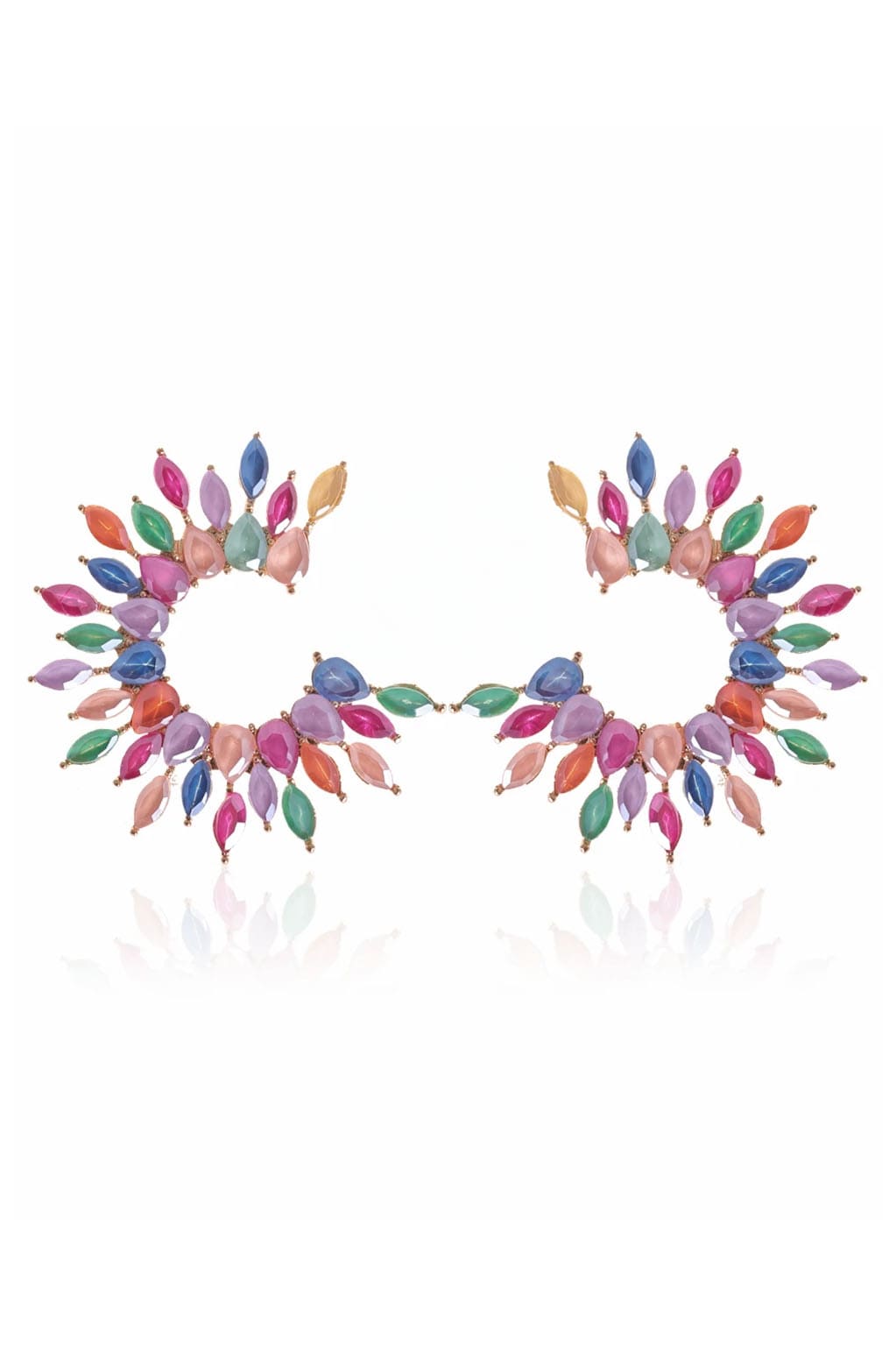 Boucles d'oreilles Sarthe Multicolore