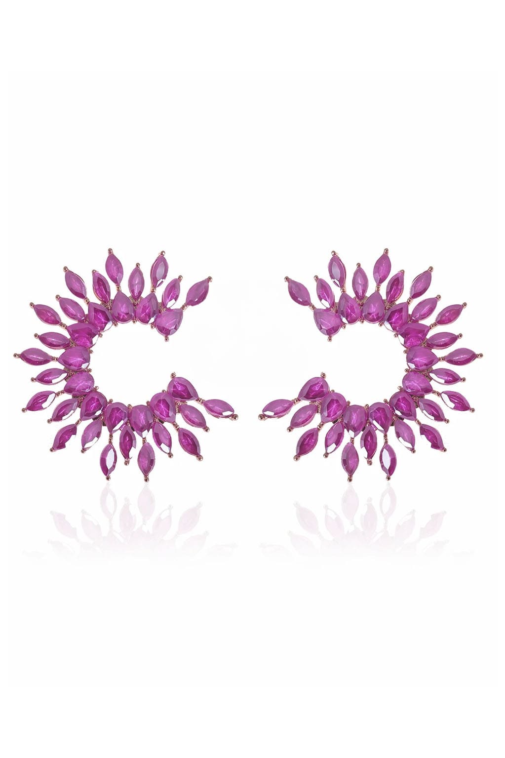 Boucles d'oreilles Bougainvilliers de la Sarthe