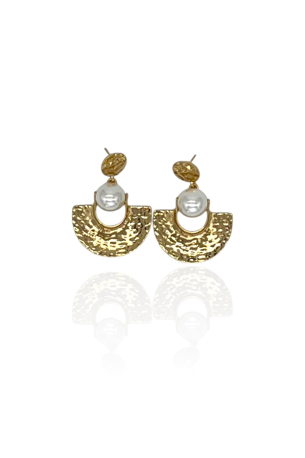 Boucles d'oreilles Aurora White