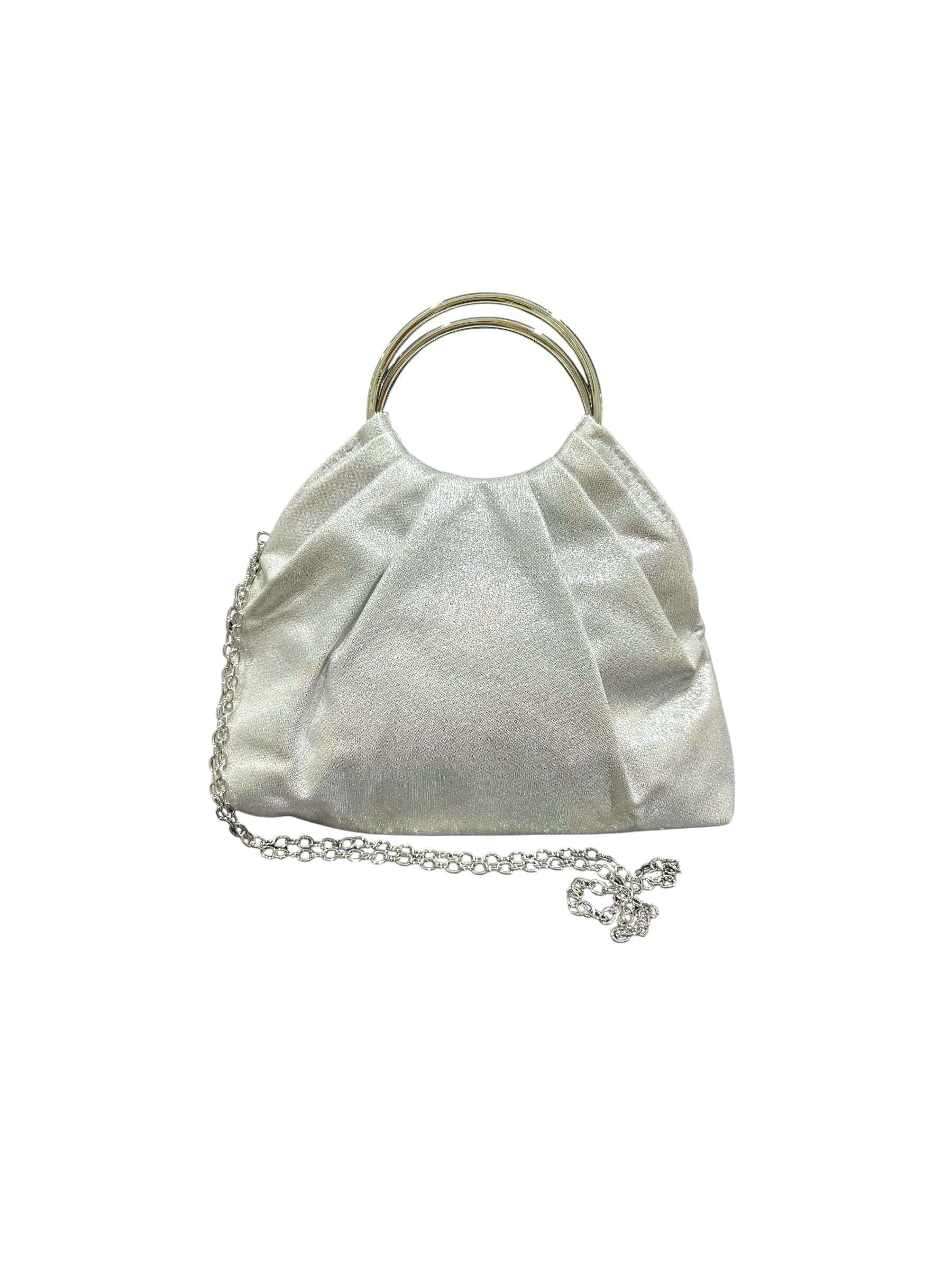 Bolso Bombonera Fiesta | Limosnera | Brillos | Plata