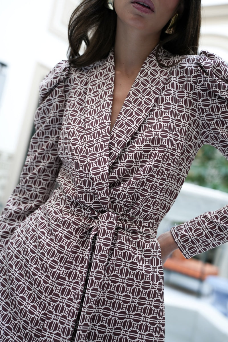 Traje Invitada Eventos | Lazo | Estampado | Fleur