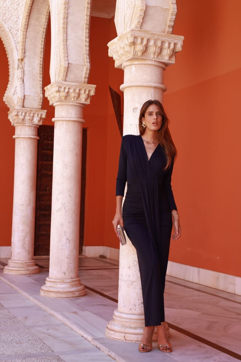 Wedding Guest Dress | Knot | Navy Blue | Briance