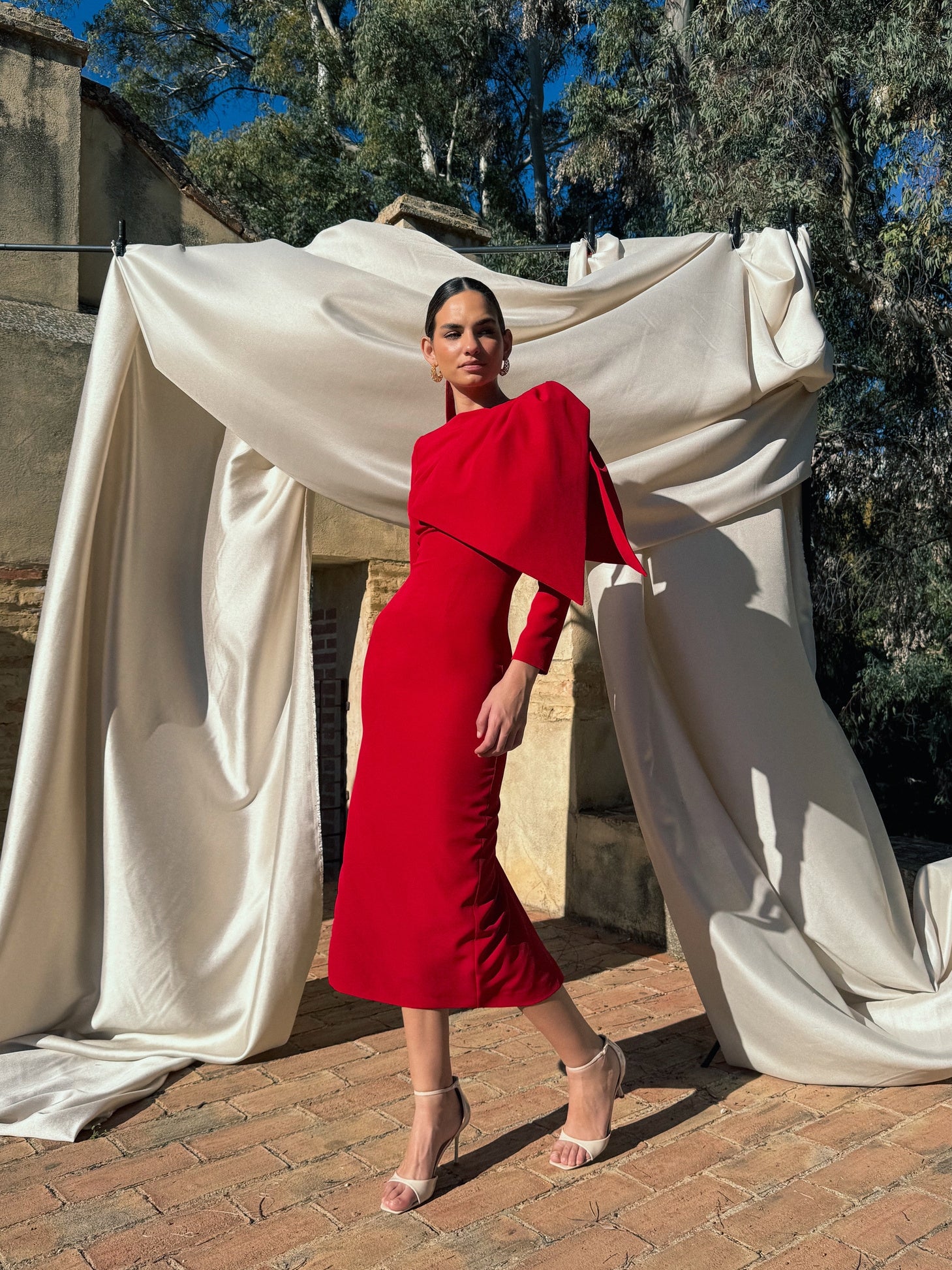 Vestido Invitada Boda | Lazo | Varios Colores | Saint-Tropez