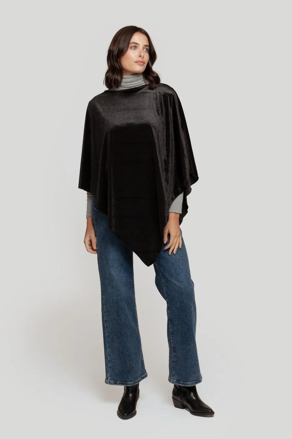 Velvet Poncho | Various Colors