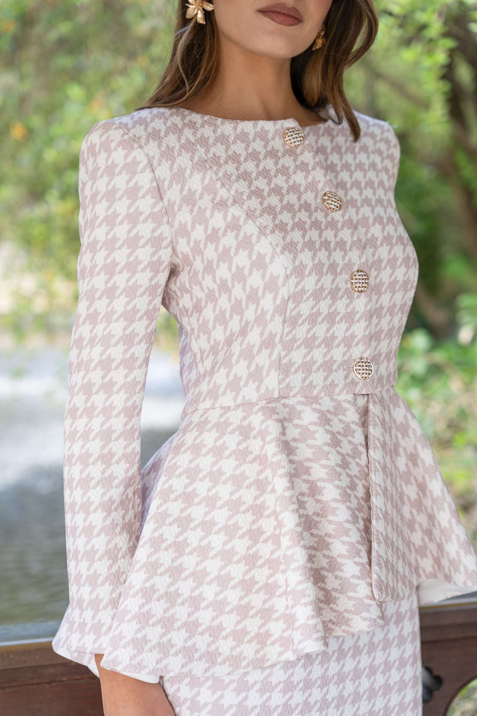 Conjunto Toscana | Pata de Gallo | Beige