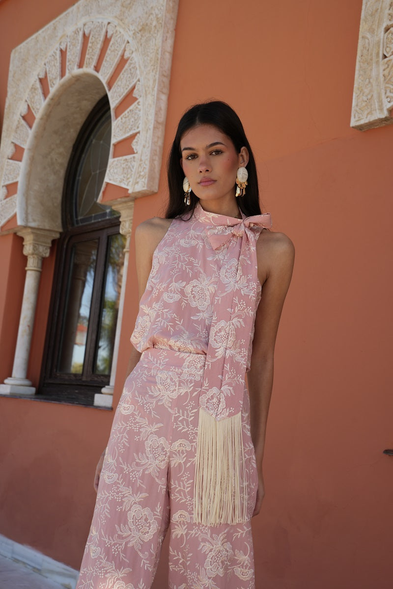 Conjunto Longchamp | Invitadas | Graduación | Estampado Floral