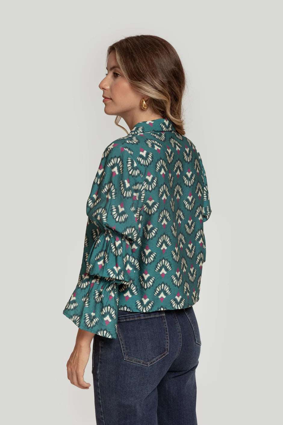 Blusa Casual | Estampada | Lunelle | Verde