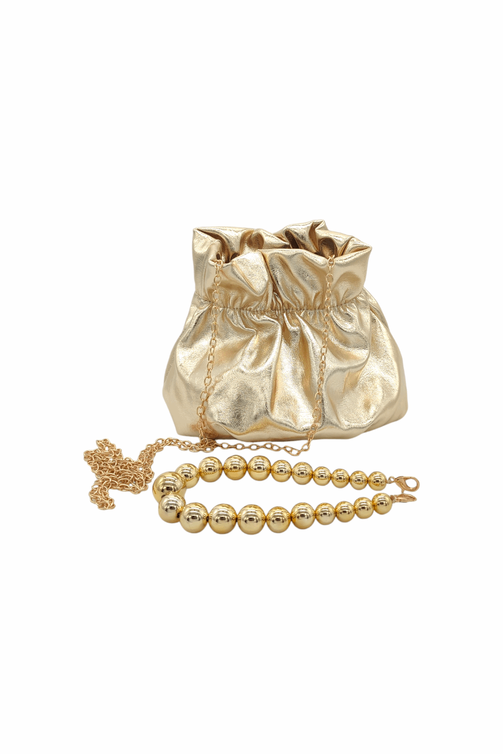 Bolso | Limosnera | Bodas y Fiesta | Oro | Asa y Cadena